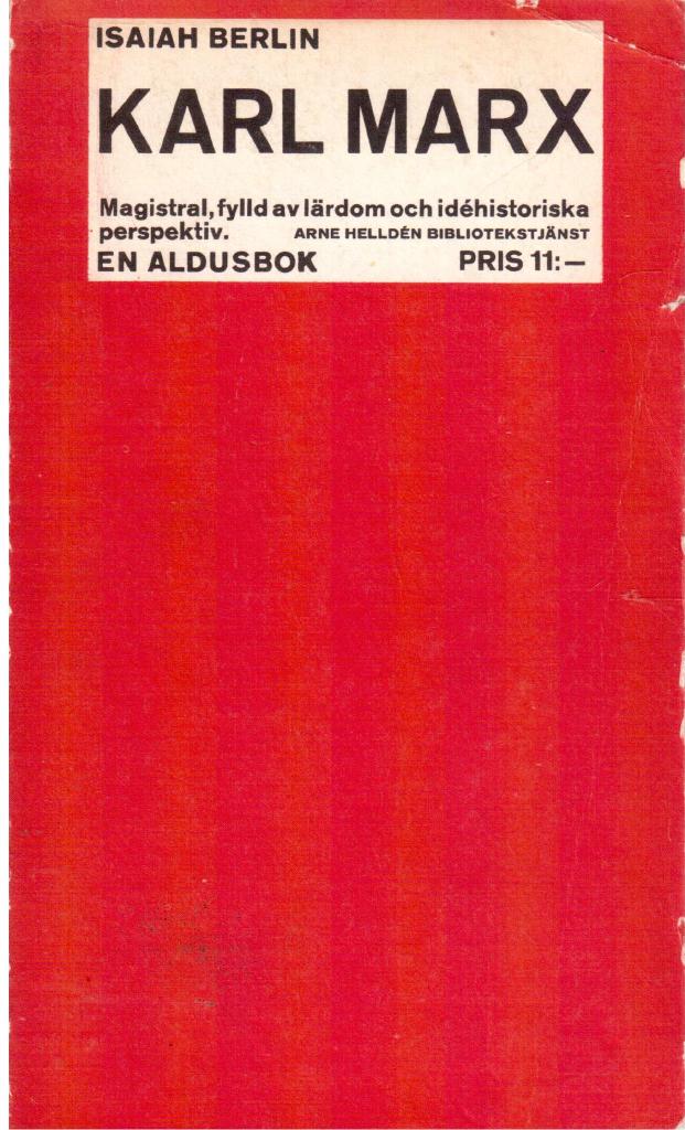 Isaiah Berlin : Karl Marx