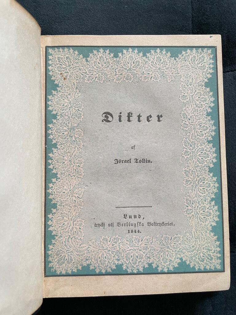 Israel Tollin : Dikter