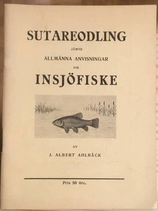 J A Ahlbäck : Sutareodling