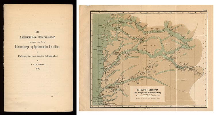 J. A. D. Jensen : Astronomiske Observationer, foretagne i en del af Holstensborgs og Egedesmindes Distrikter, og undersøgelser over Vandets Saltholdighed