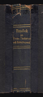 J. H. Backman : Handbok uti Twiste-, Utsöknings- och Rättegångsmål
