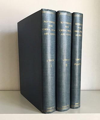 J. H. Leech : Butterflies from China, Japan and Corea. Volume I-III (Complete)