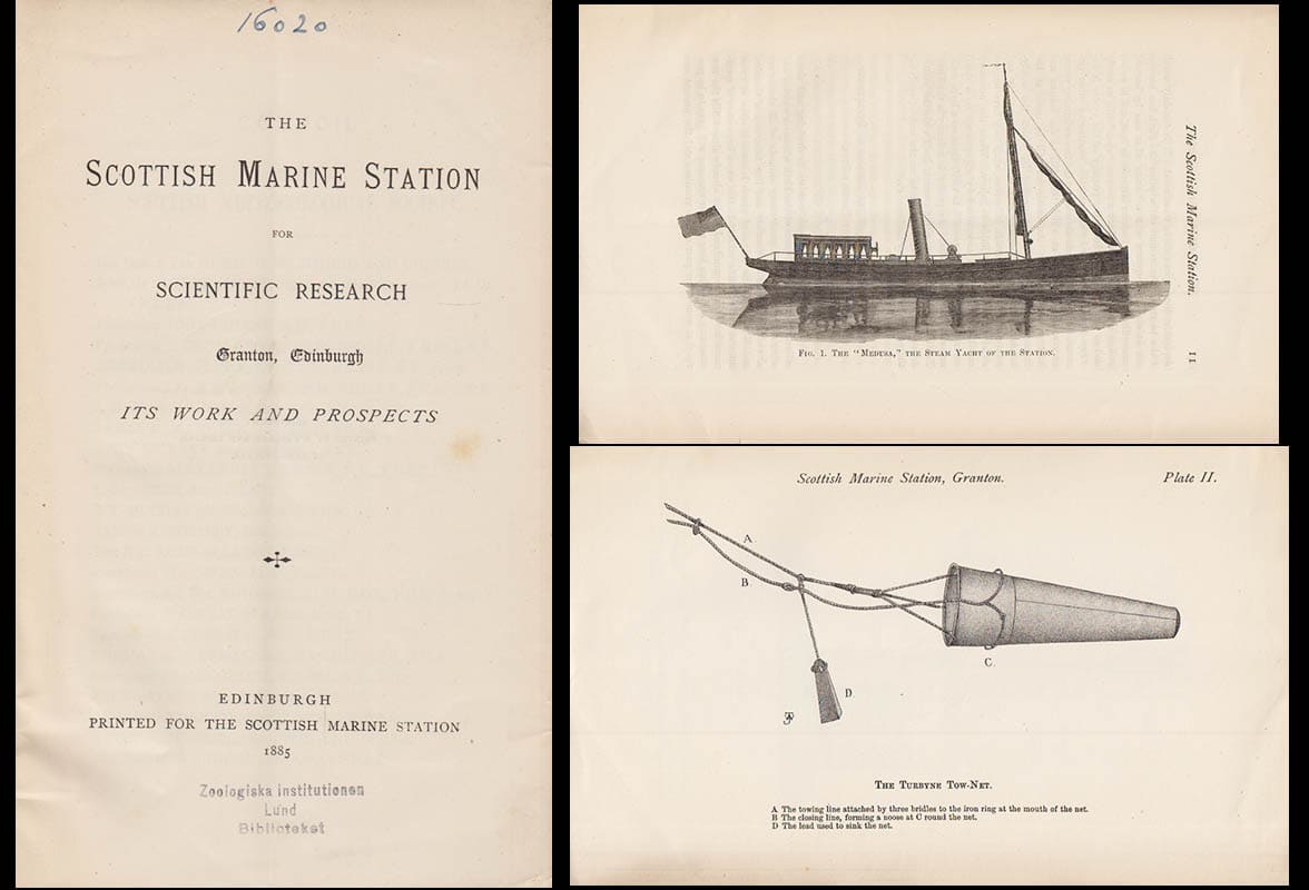 J. T. and others Cunningham : The Scottish Marine Station for Scientific Research Granton, Edinburgh. Its Work and Prospects