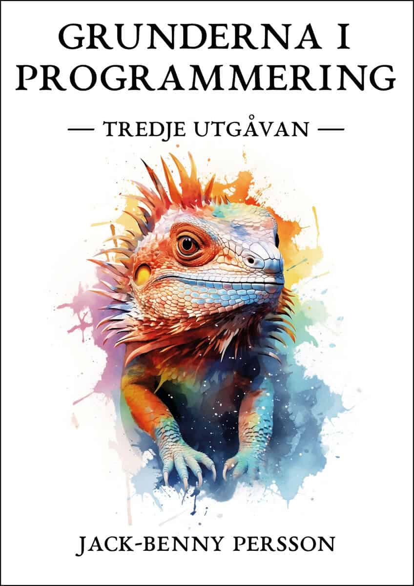 Jack-Benny Persson : Grunderna i programmering