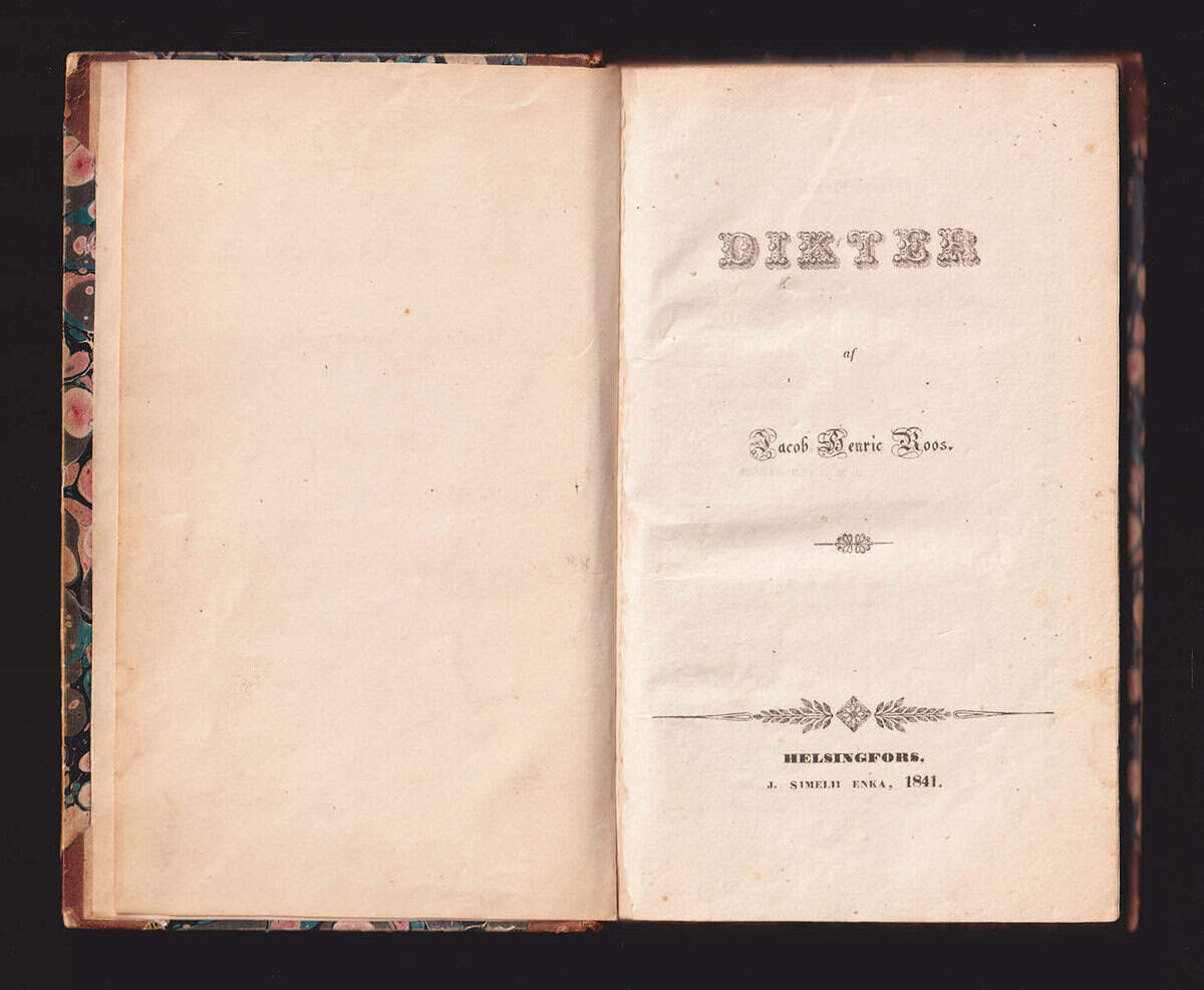 Jacob Henric Roos : Dikter. (Första Häftet) - Andra Häftet (allt som utkom)