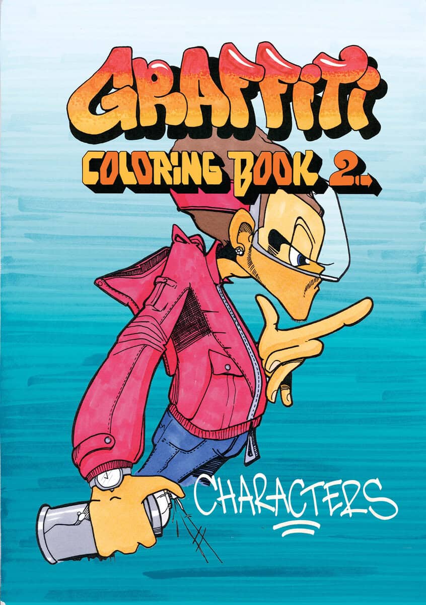 Jacob Kimvall : Graffiti Coloring Book 2. Characters