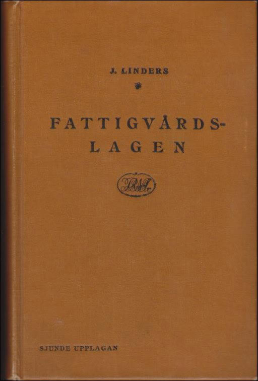 Jacob Linders : Fattigvårdslagen