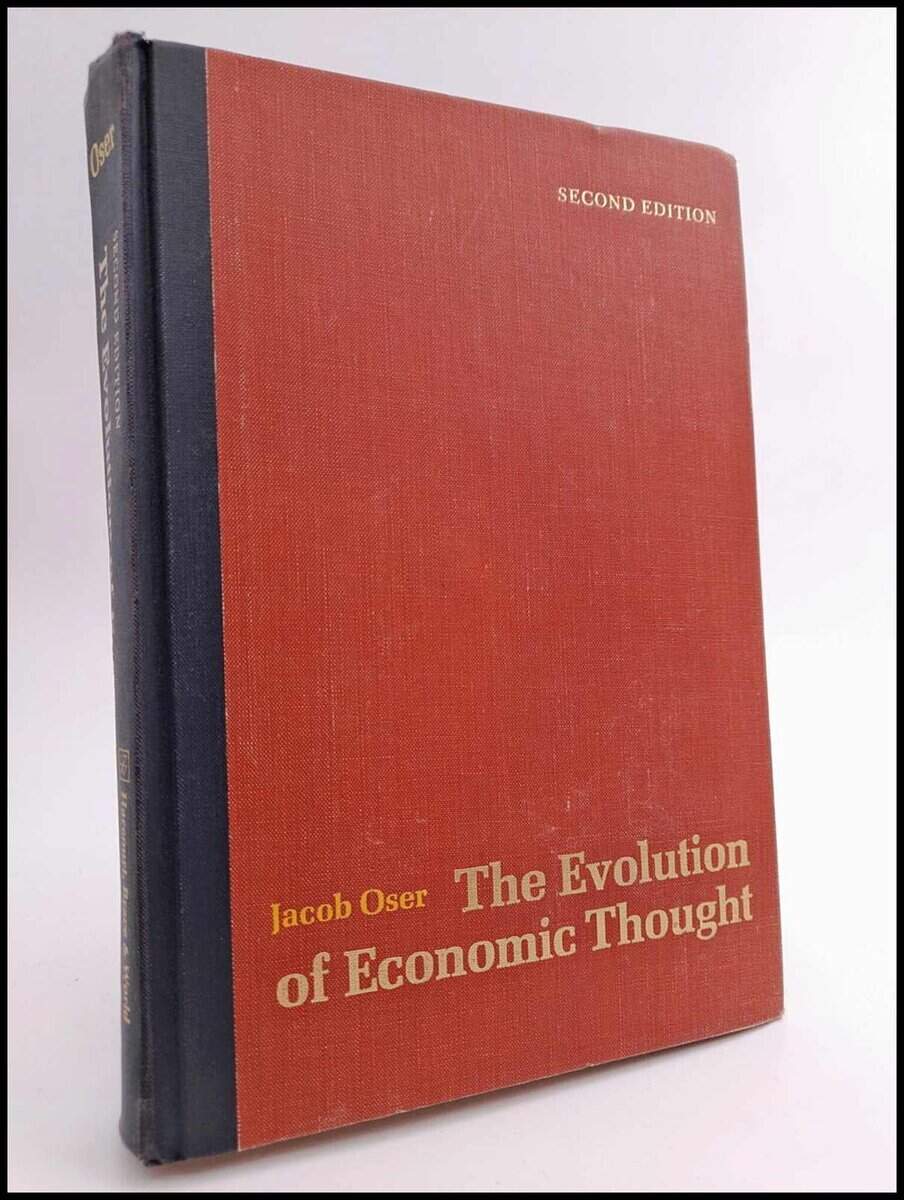 Jacob Oser : The evolution of economic thought