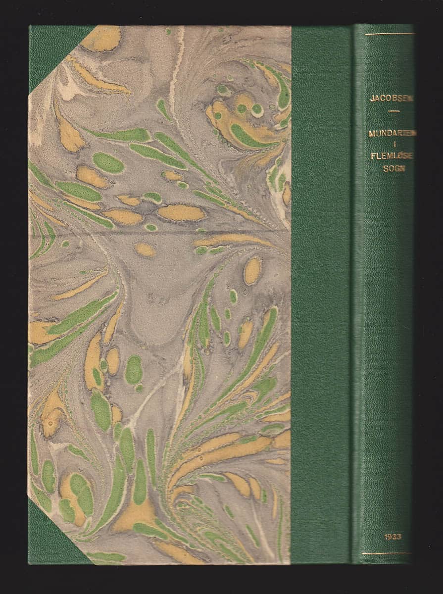 Jacobsen, Peder ; Andersen, Poul : Mundarten i Flemløse Sogn. Vestfynsk. I-II. Udgivet for Universitets-Jubilæets Danske Samfund