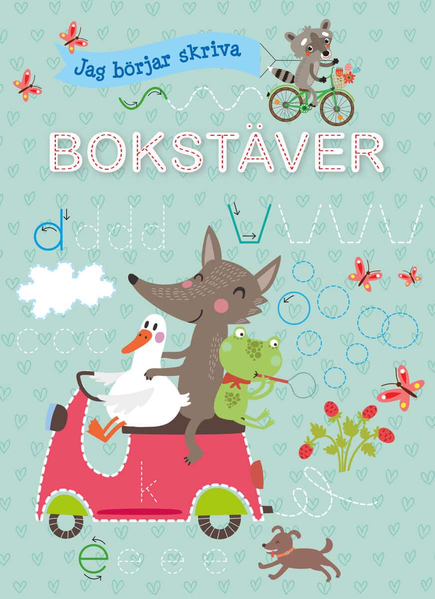 Jag börjar skriva bokstäver