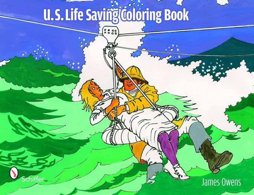 James E. Owens : U.S. Life Saving Coloring Book