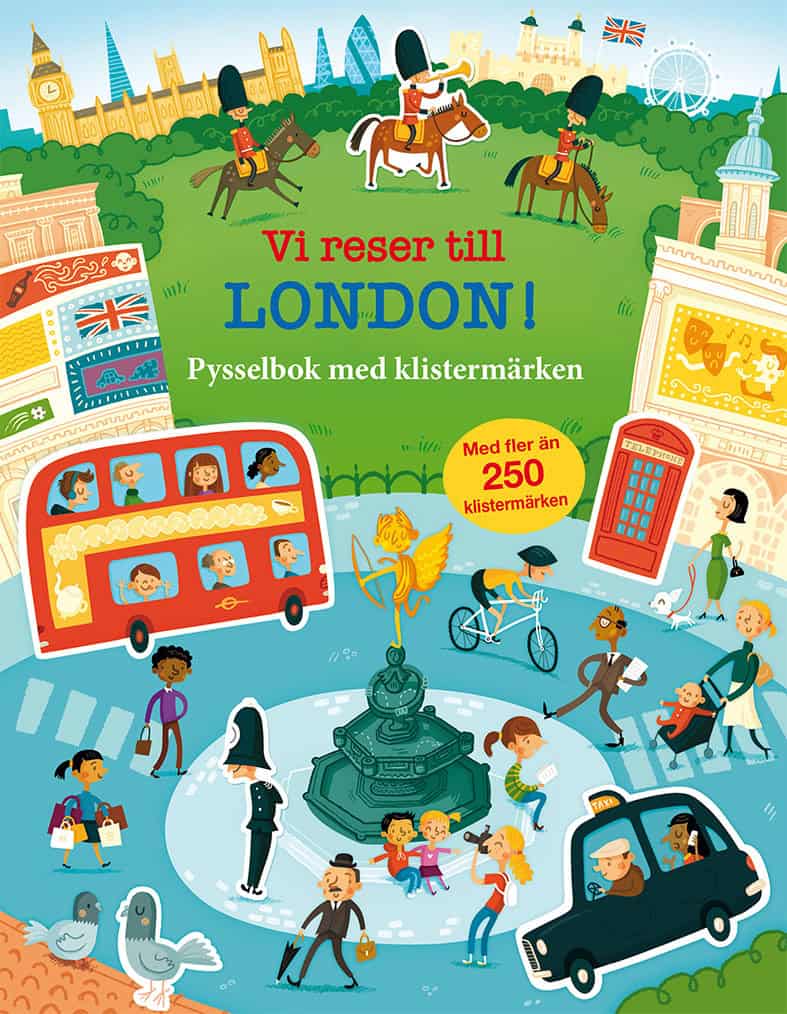 James Maclaine : Vi reser till London! Pysselbok med klistermärken
