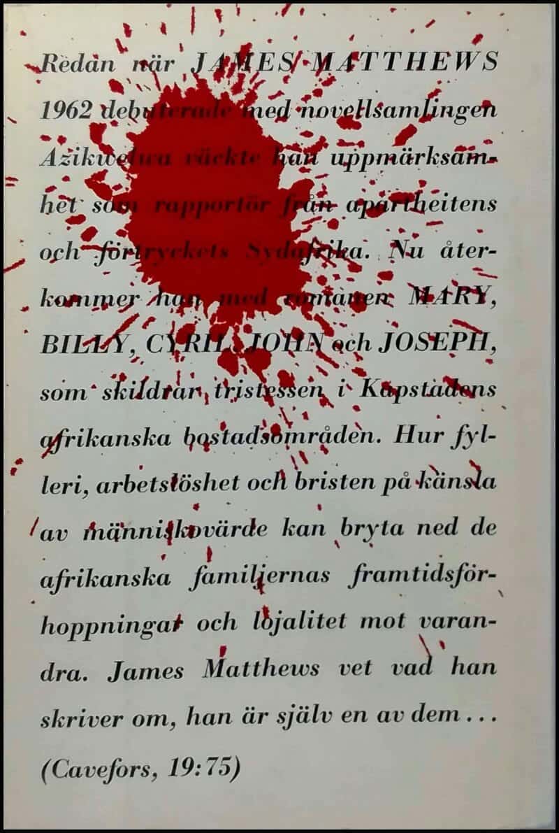 James Matthews : Mary, Billy, Cyril, John och Joseph