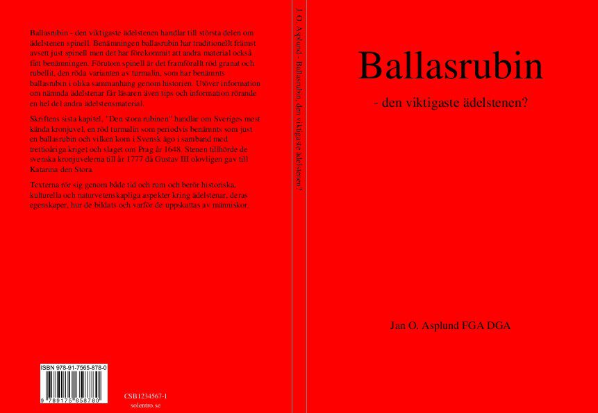 Jan Asplund : Ballasrubin : den viktigaste ädelstenen?
