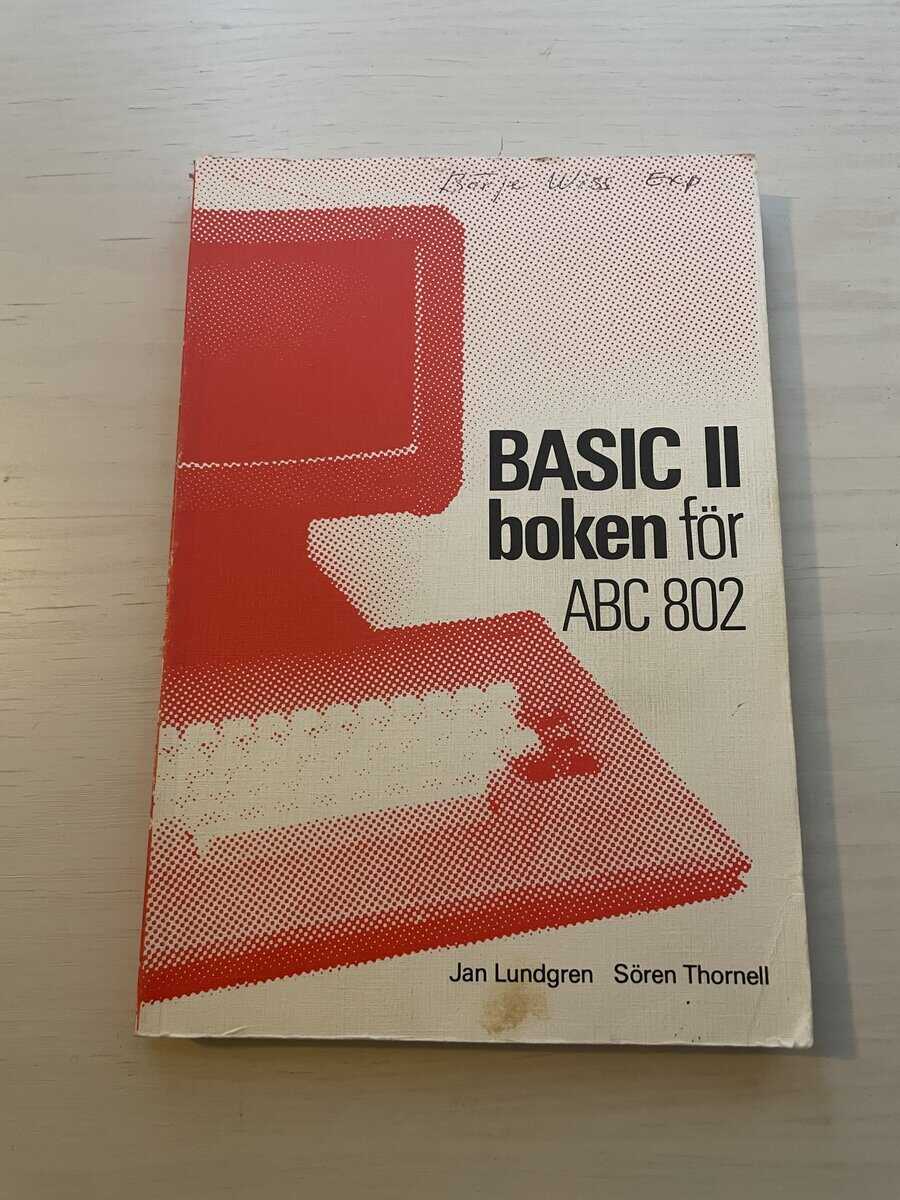 Jan Lundgren : BASIC II boken för ABC 802