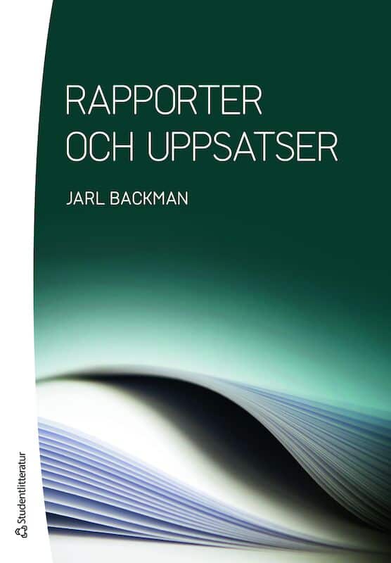 Jarl Backman : Rapporter och uppsatser