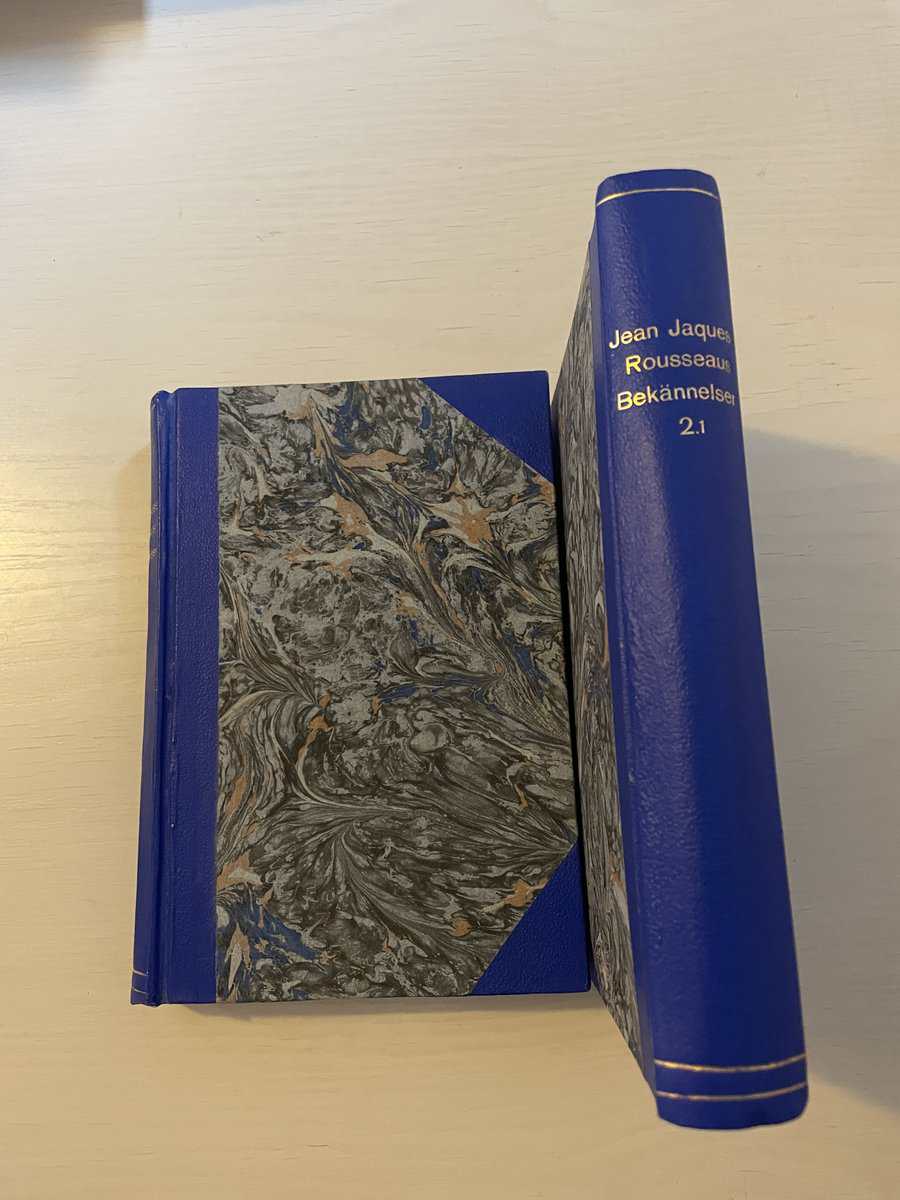 Jean Jacques Rousseaus bekännelser - Del 2 - Två volymer