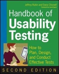 Jeffrey Rubin : Handbook of usability testing