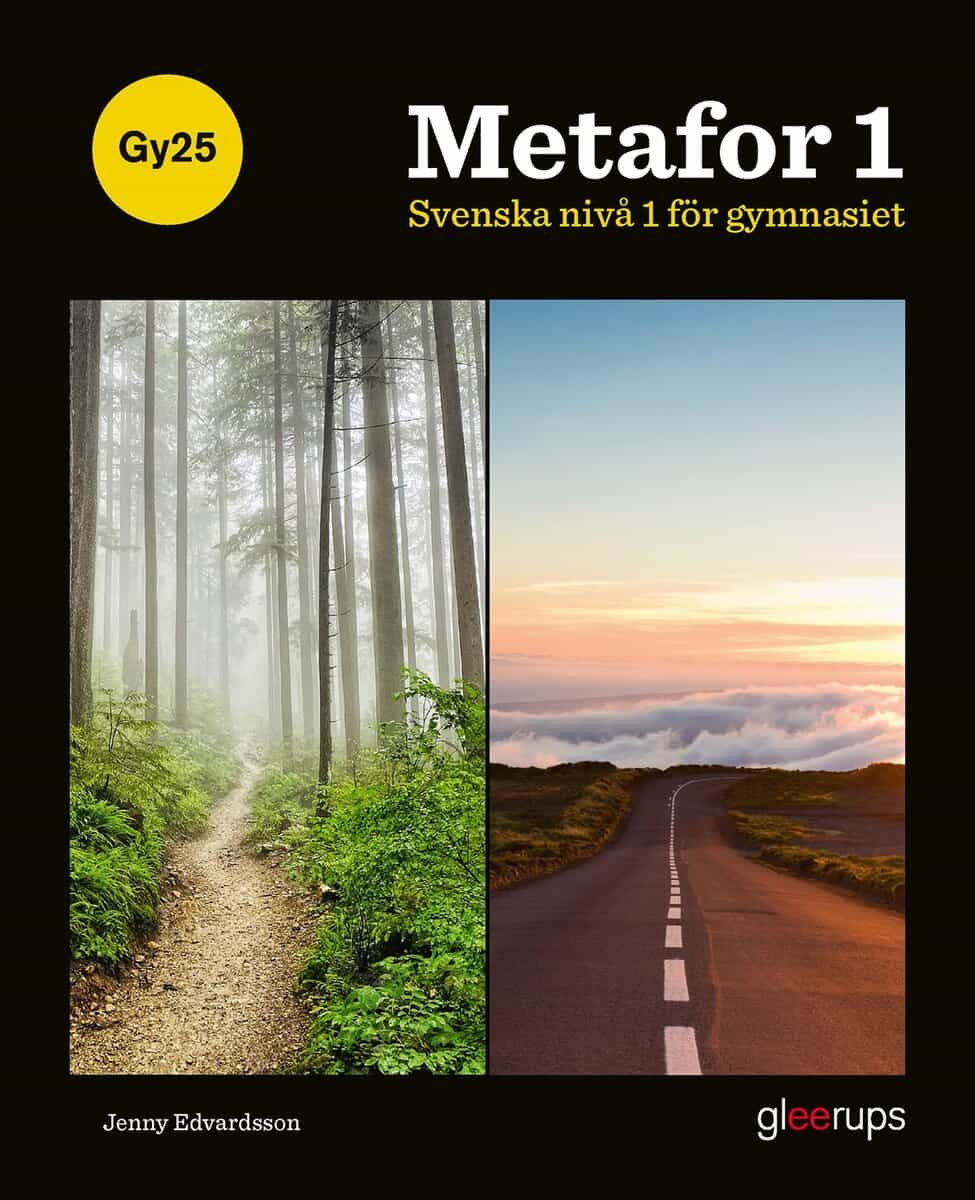 Jenny Edvardsson : Metafor svenska 1, bok, Gy25