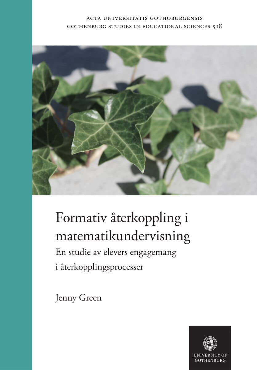 Jenny Green : Formativ återkoppling i matematikundervisning
