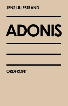 Jens Liljestrand : Adonis