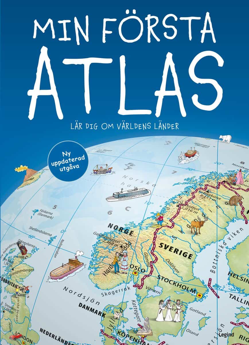 Jesper Groftved : Min första atlas : lär dig om världens länder