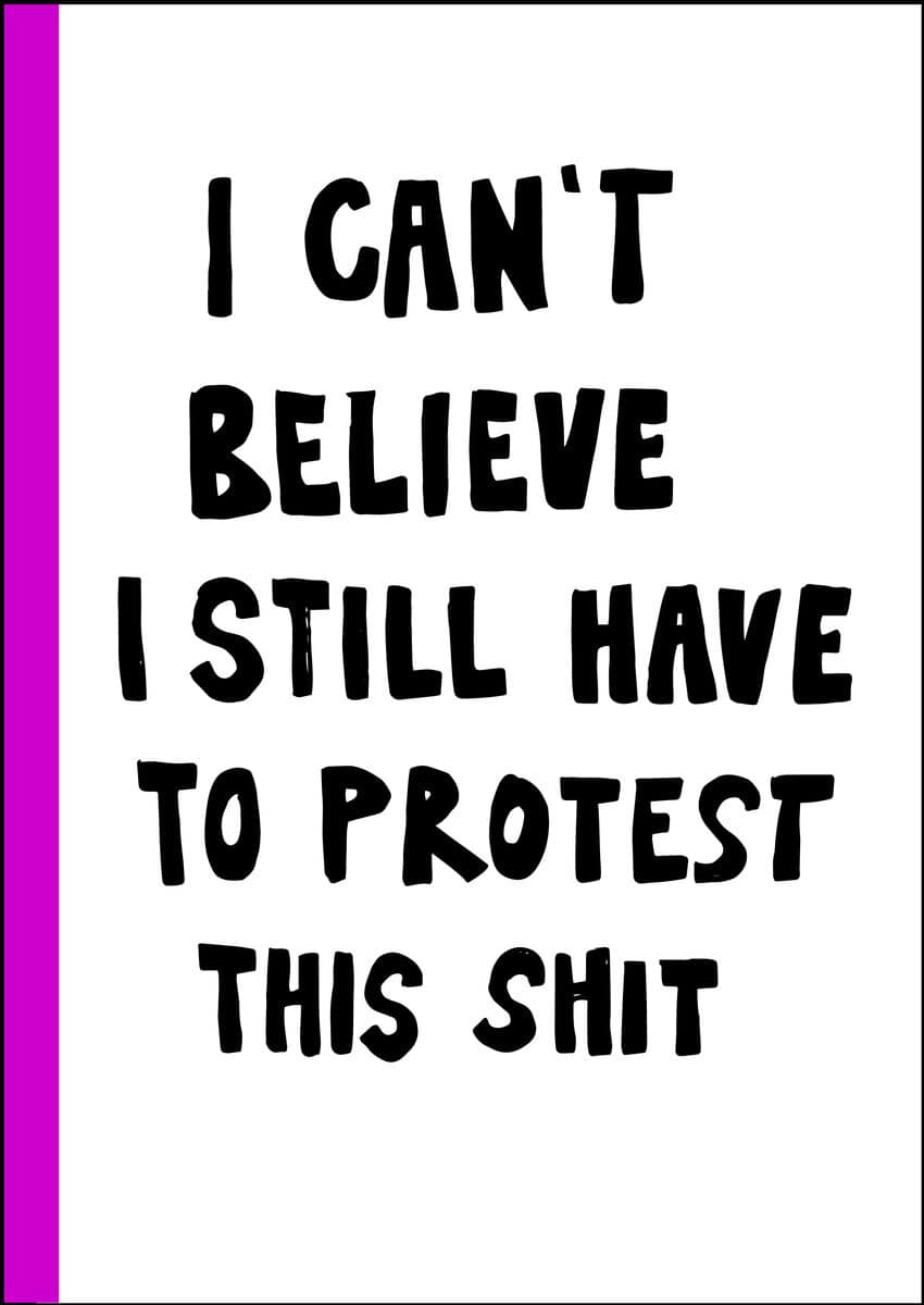 Jessica Hallbäck : I can't believe I still have to protest this shit