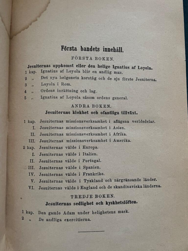 Jesuiterna I-VII