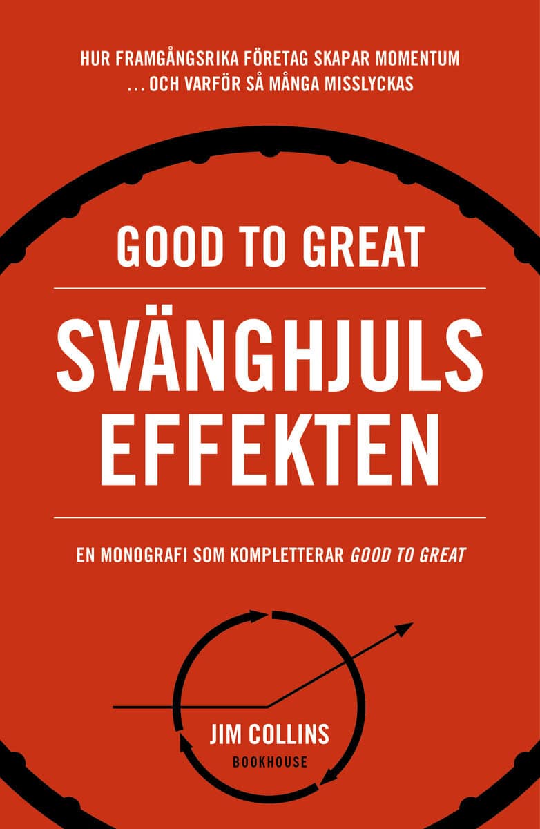 Jim Collins : Good to great: Svänghjulseffekten : Hur framgångsrika företag får upp momentum och varför så många misslyckas (Turning the flywheel)