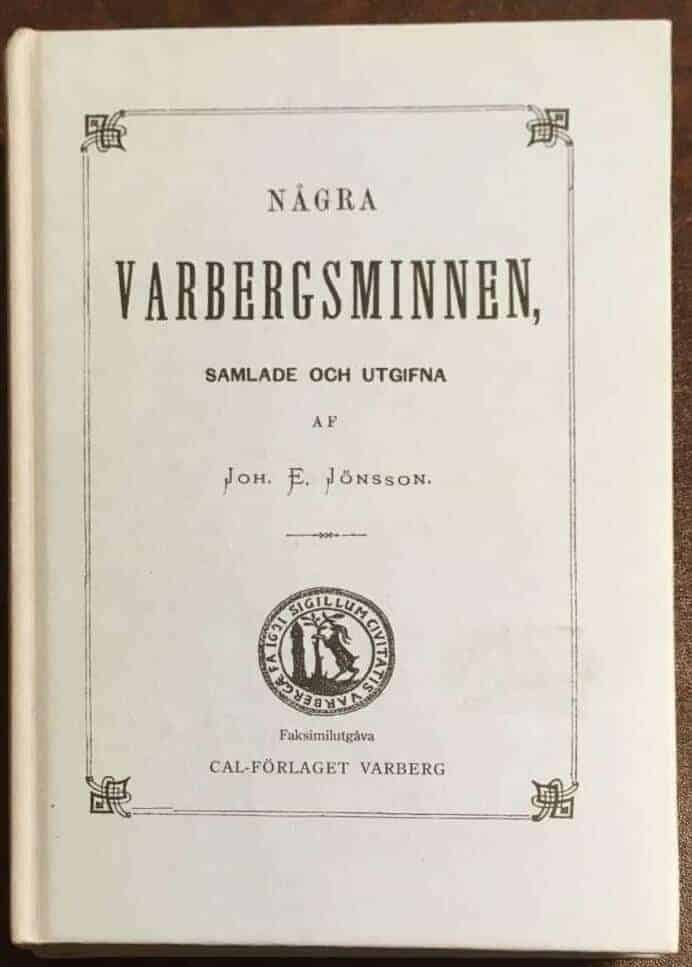 Joh. E. Jönsson : Några varbergsminnen, samlade och utgifna
