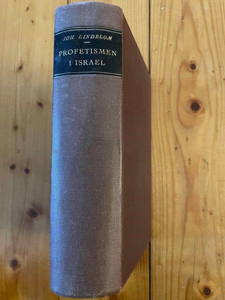 Joh. Lindblom : Profetismen i Israel