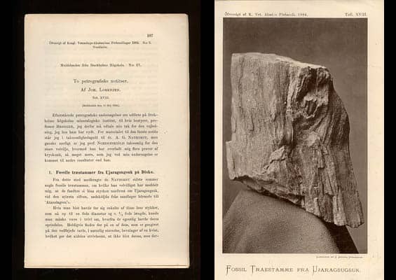 Joh. Lorenzen : To petrografiske notitser