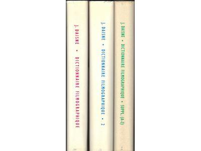 Johan Daisne : Dictionnaire filmographique de la litterature mondiale - Filmographic dictionary of world literature. Volume 1 (A-K), Volume 2 (L-Z), Supplement (A-Z)