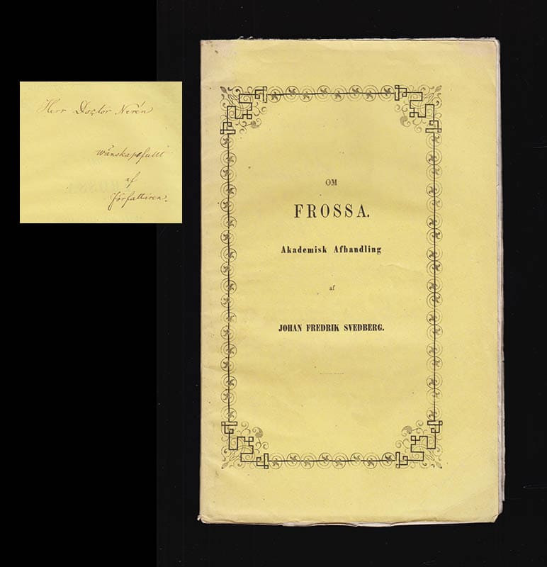 Johan Fredrik Svedberg : Om frossa. Akademisk Afhandling