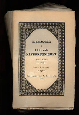 Johan Gottfried Sommer : Naturmålningar ur Speciela Physiken I-IV (komplett)