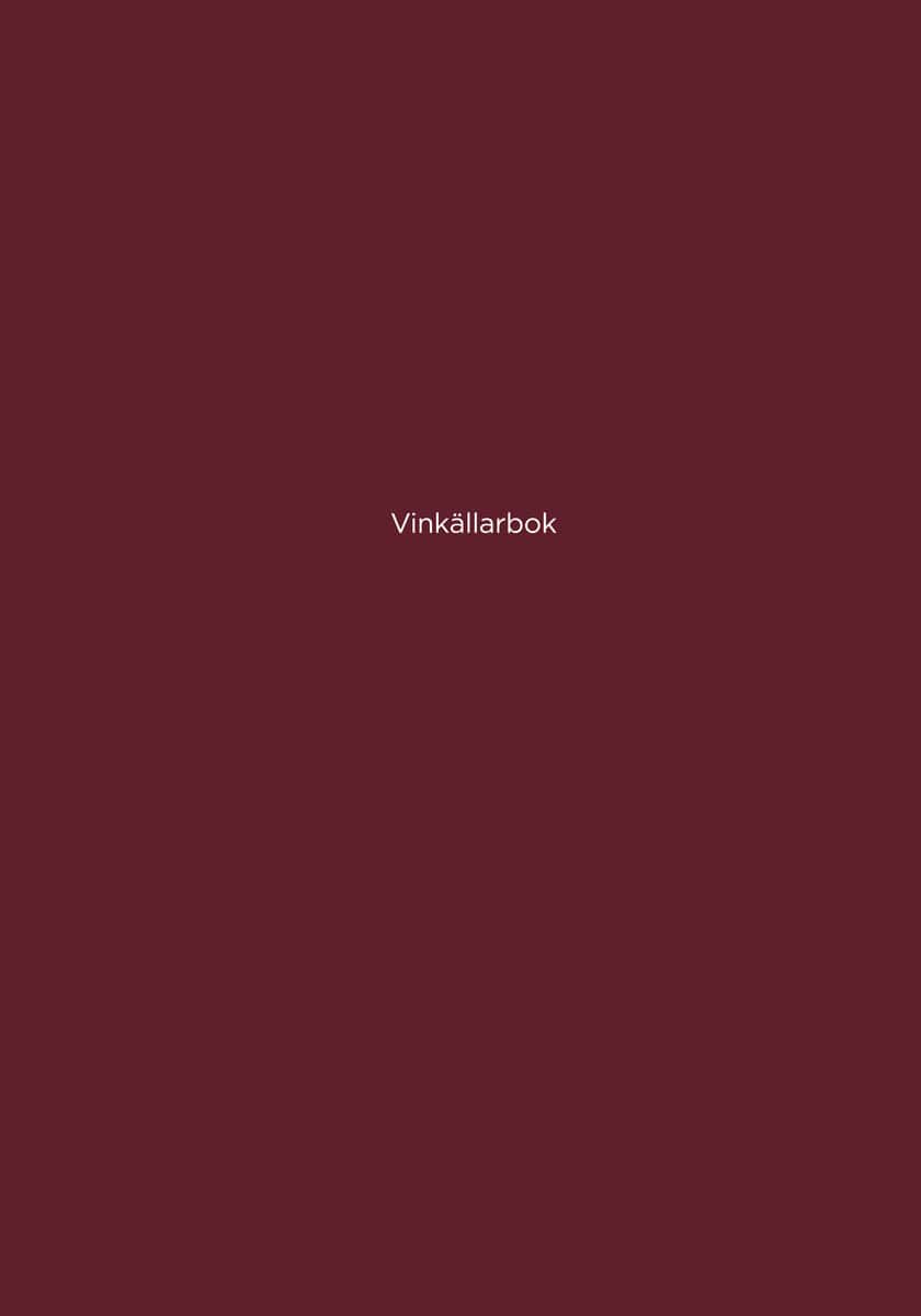Johan Magnusson : Vinkällarbok