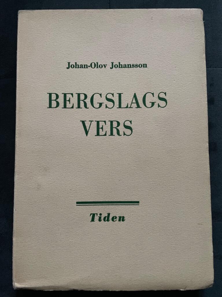 Johan-Olov Johansson : Bergslagsvers