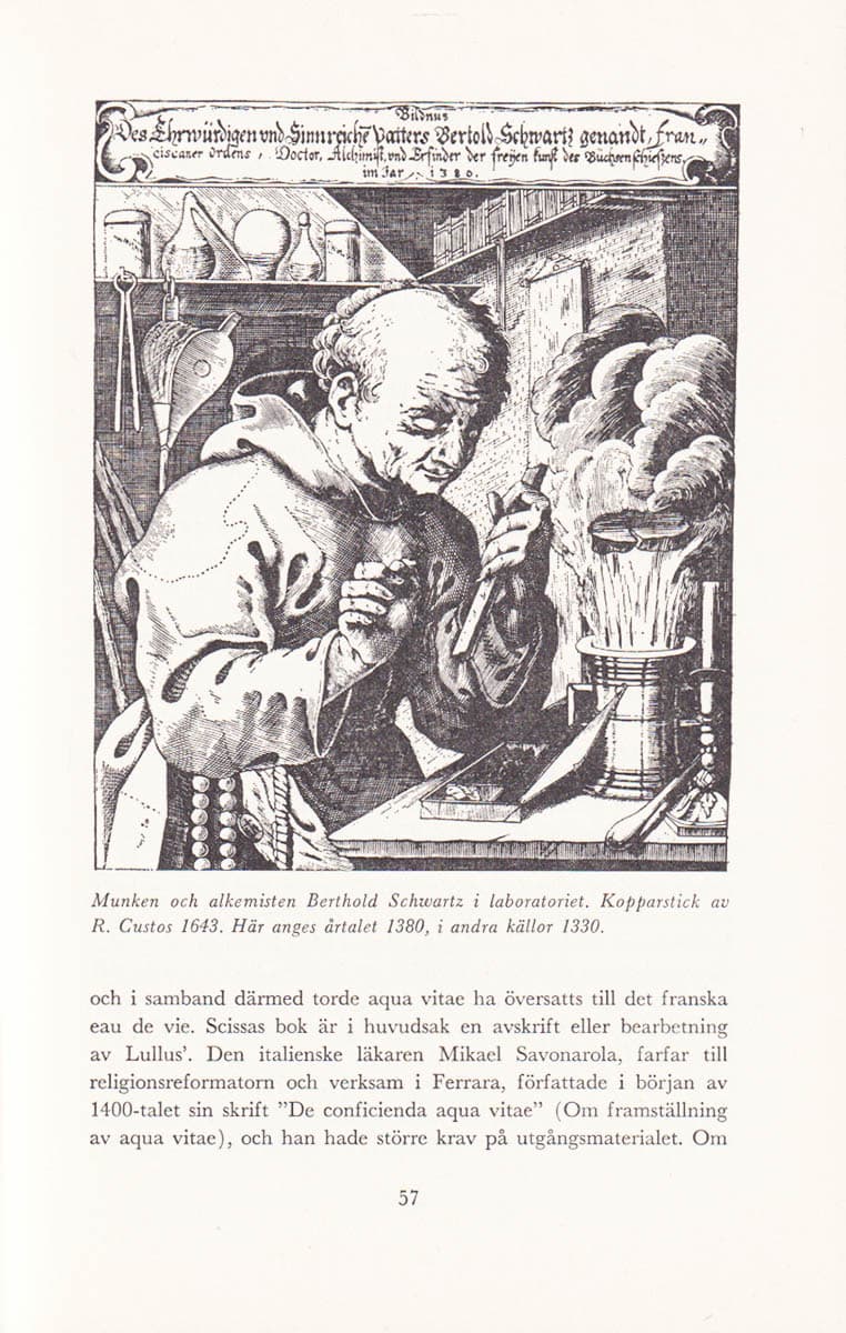 Johan Pontén : Historia kring alkoholen