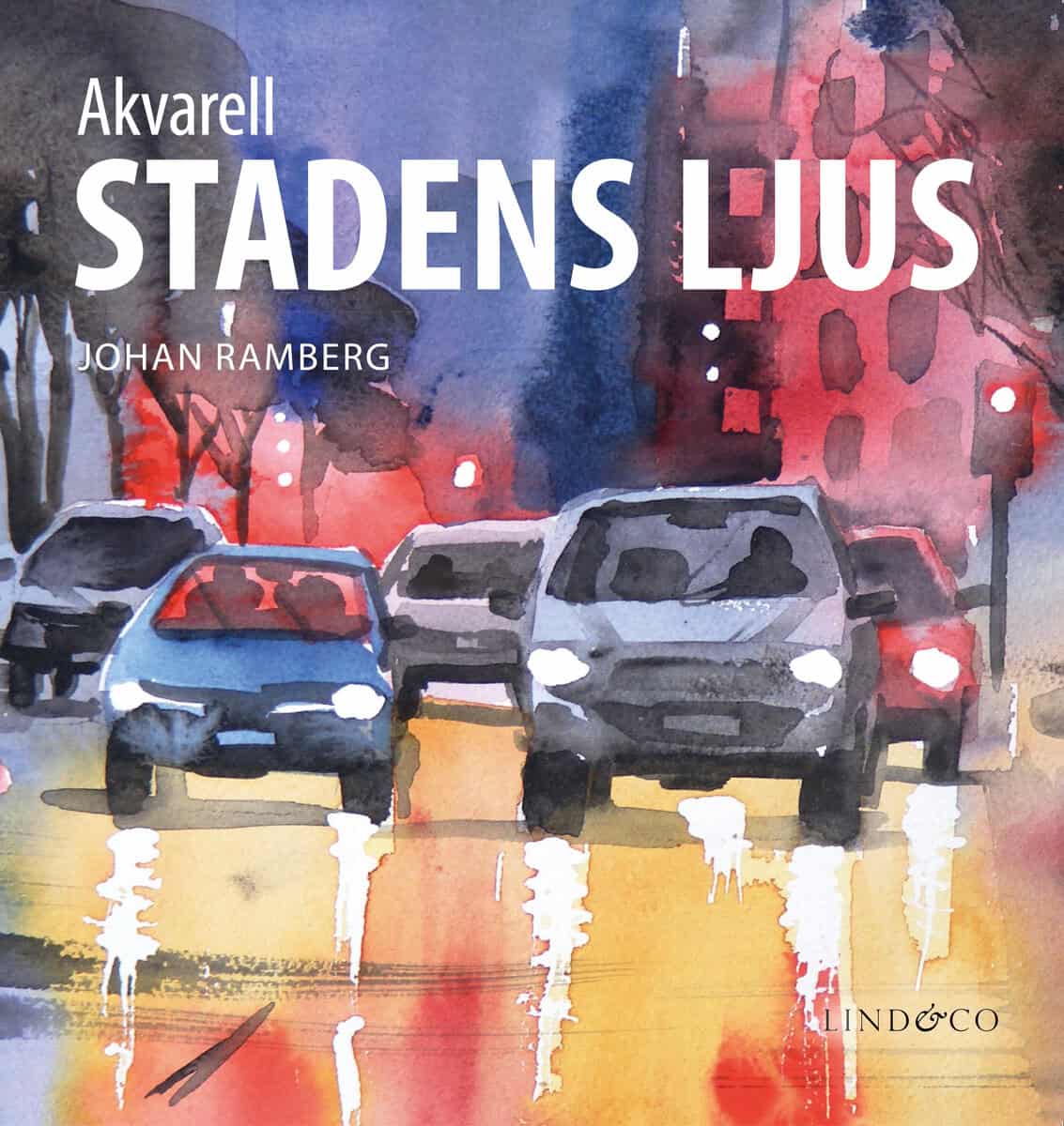 Johan Ramberg : Akvarell : stadens ljus