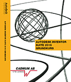 Johan Wedeen : Autodesk Inventor 2016 Grundkurs