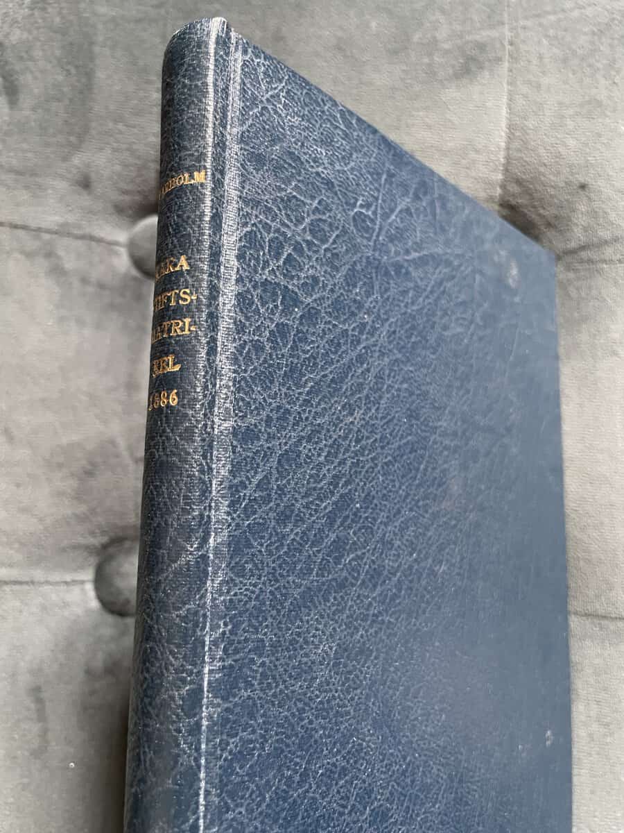 Johan Wilhelm Warholm : Skara stifts-matrikel år 1886