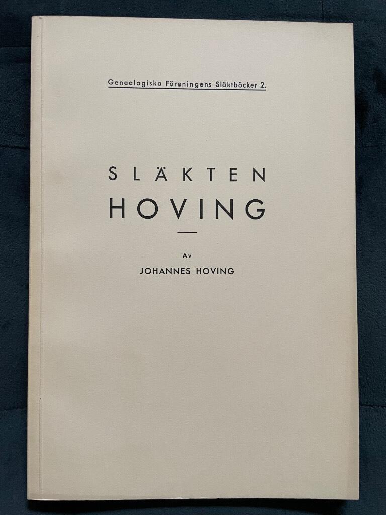 Johannes Hoving : Släkten Hoving