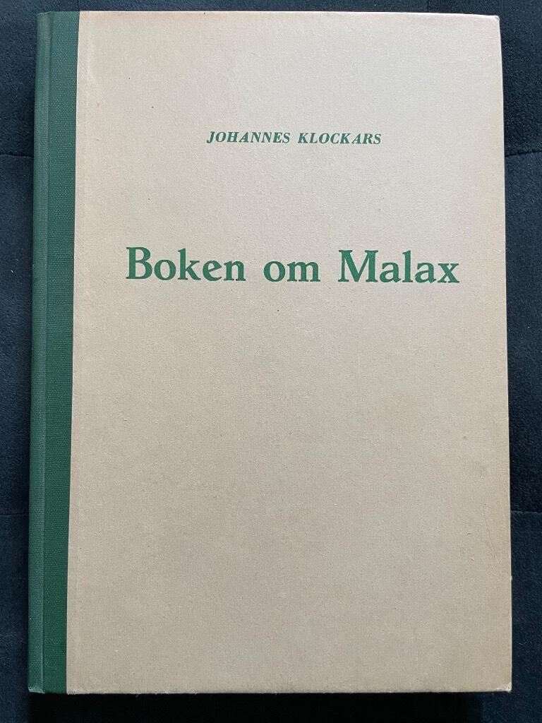 Johannes Klockars : Första boken om Malax