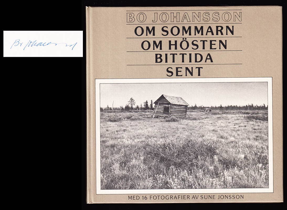 Johansson, Bo (1925-2017) ; Jonsson, Sune (1930-2009) : Om sommarn, om hösten, bittida, sent