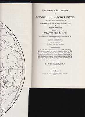 John Barrow : A chronological history of voyages into the Arctic regions (1818)
