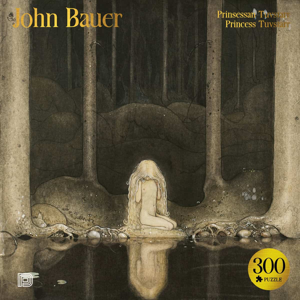 John Bauer. Prinsessan Tuvstarr, pussel 300 bitar