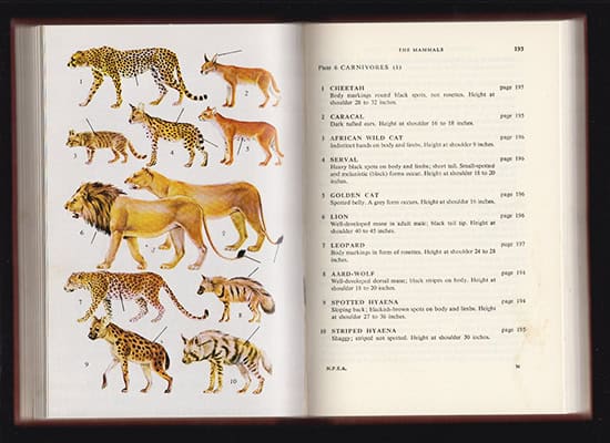 John G Williams : A Field Guide to the National Parks of East Africa