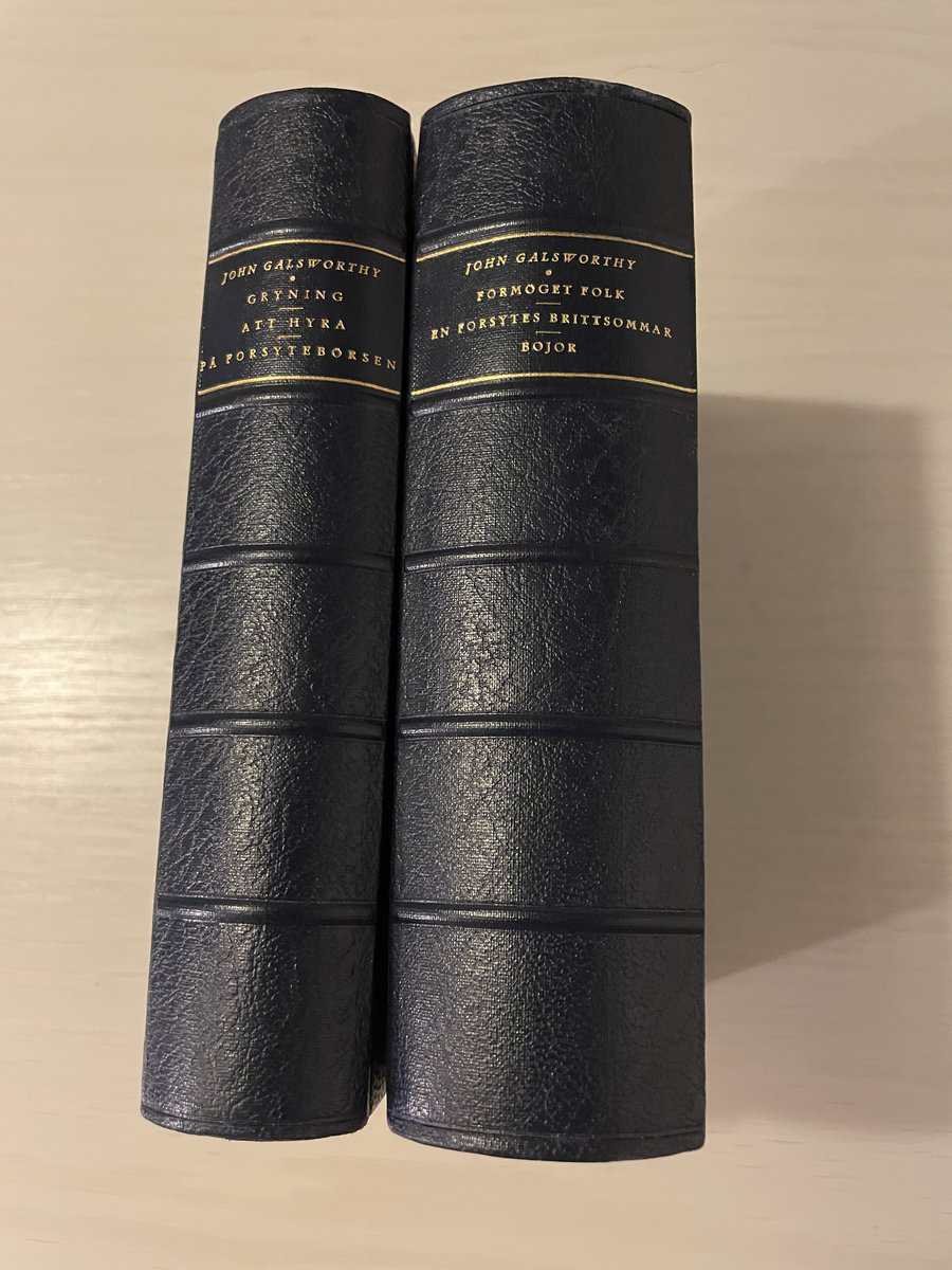 John Galsworthy : Forsytesagan - Band 2-4 - En Forsytes Brittsommar - Bojor - Gryning - Att hyra - På Forsytebörsen