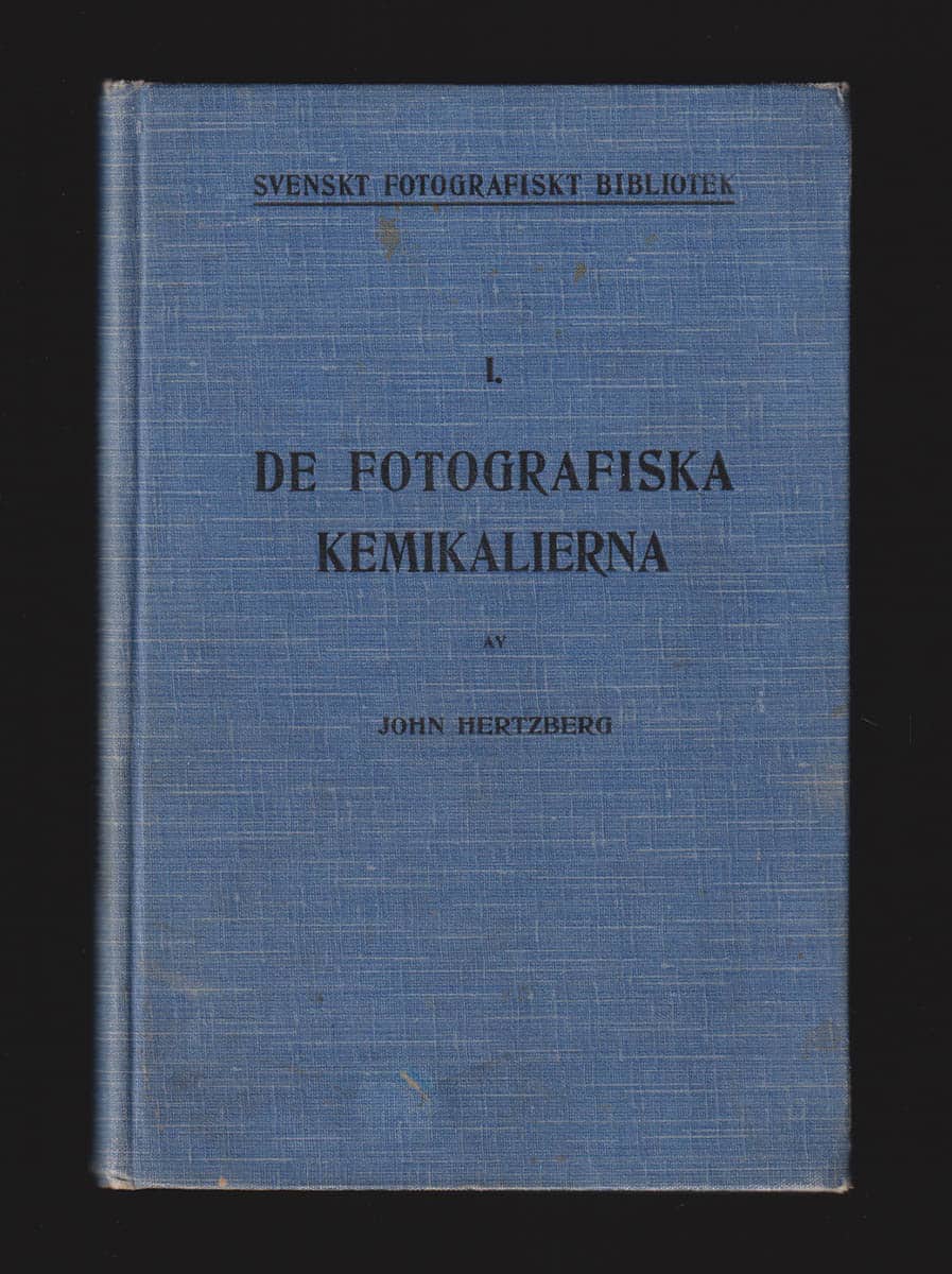 John Hertzberg : De fotografiska kemikalierna