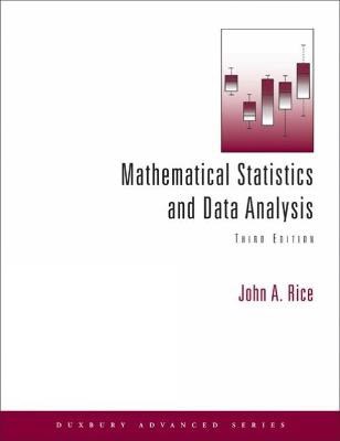 John Rice : Mathematical Statistics and Data Analysis (with CD Data Sets)